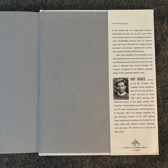 GENERAL HOSPITAL 1995 The Complete Scrapbook by Gary Warner Longmeadow Press - Picture 9 of 16
